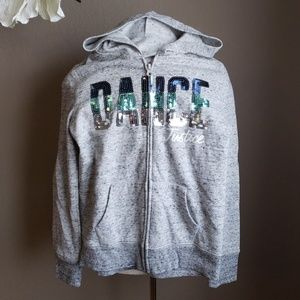 ⛱ 3 FOR $25-Justice Dance Sequined Hoodie